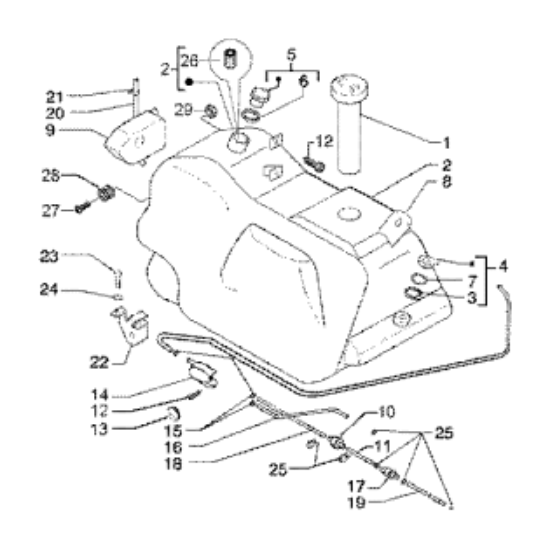 Εικόνα της ΒΑΛΒΙΔΑ ΑΝΕΠΙΣΤΡΟΦΗ BEV-VESPA GT-X8-TYP-AP8104594