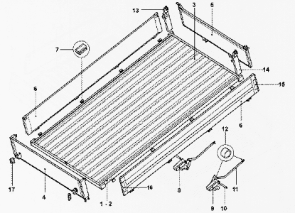 Εικόνα της ΒΑΣΗ ΚΑΡΟΤΣΑΣ ΑΝΑΤΡΕΠ PORTER MAXXI ΑΡ-B000241