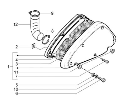 Εικόνα της ΘΑΛΑΜΟΣ ΦΙΛΤΡΟΥ LIBERTY 125<>200-SONAR-B017388