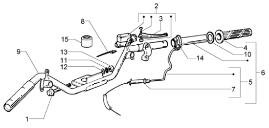 Εικόνα της ΜΑΝΕΤΑ ΔΕ VESPA ΕΤ4 150 ±-497039