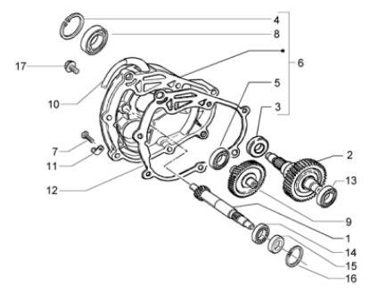 Εικόνα της ΑΞΟΝΑΣ ΠΙΣΩ ΤΡΟΧΟΥ VESPA GTS-ATL 125-B0168845