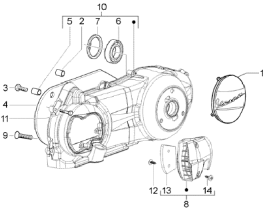 Εικόνα της ΚΑΠΑΚΙ ΑΕΡΑΓ VESPA GT 200-620553