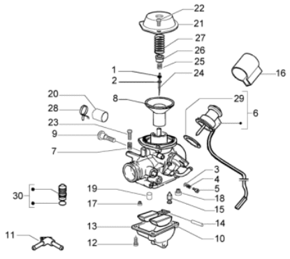 Εικόνα της ΒΕΛΟΝΑ ΣΛΑΙΤ ΚΑΡΜΠ VESPA GT 200-CM140201