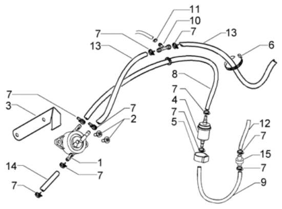 Εικόνα της ΒΑΛΒΙΔΑ ΑΝΕΠΙΣΤΡΟΦΗ BEV-VESPA GT-X8-TYP-AP8104594