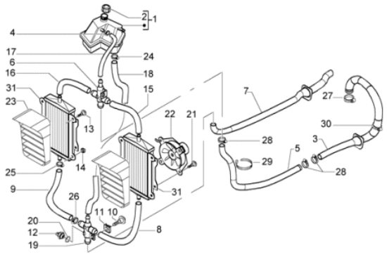 Εικόνα της ΡΑΚΟΡ ΨΥΓΕΙΟΥ VESPA GT 125/200-577196