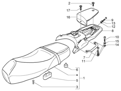 Εικόνα της ΣΕΛΑ VESPA GT 125/200 ΜΑΥΡΗ-5771920083