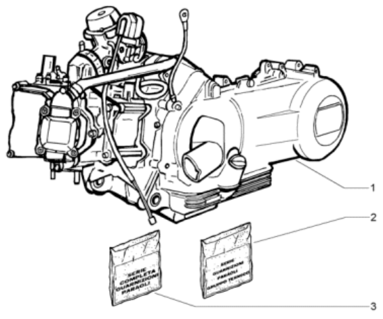 Εικόνα της ΣΕΤ ΦΛΑΝΤΖΕΣ SCOOTER 125-200 4T4V ΚΥΛ/ΚΕ-4975886