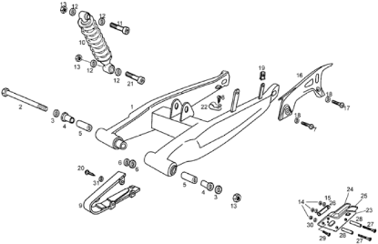 Εικόνα της ΑΜΟΡΤΙΣΕΡ ΠΙΣΩ SMT-RCR-DERBI SM X-RACE-00H01508191