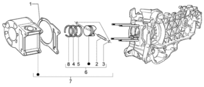 Εικόνα της ΕΛΑΤΗΡΙΟ ΠΙΣΤ R1 SC 125CC 4T ΚΑΤΩ-487996