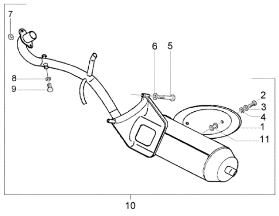 Εικόνα της ΒΙΔΑ ΒΑΣΗΣ ΕΞΑΤΜ SCOOTER M8x75-845591