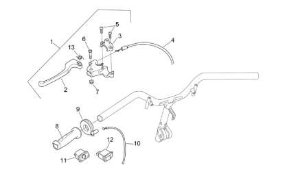 Εικόνα της ΔΙΑΚΟΠΤΗΣ ΦΛΑΣ SCOOTER 125-150-200-250-AP8212767