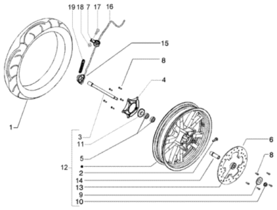 Εικόνα της ΑΞΟΝΑΣ ΜΠΡΟΣ ΤΡΟΧΟΥ BEVERLY RST-Χ10-5993576