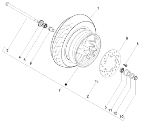 Εικόνα της ΤΡΟΧΟΣ ΜΠΡΟΣ FLY 50<>150 ΕΩΣ MY11-600301T