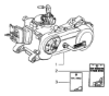 Εικόνα της ΣΕΤ ΤΣΙΜΟΥΧΕΣ SCOOTER 50 2T C01<>C25 Π.Μ-498337