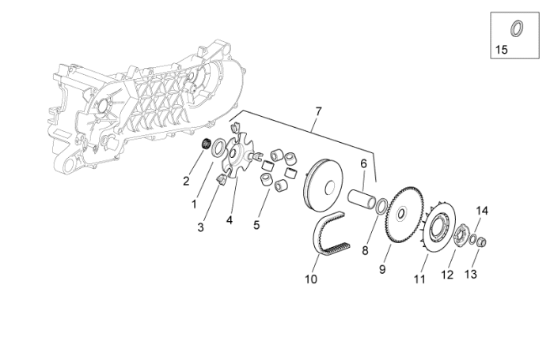 Εικόνα της ΒΑΡΙΑΤΟΡ SCOOTER 50-100 2T/4T-CM110303