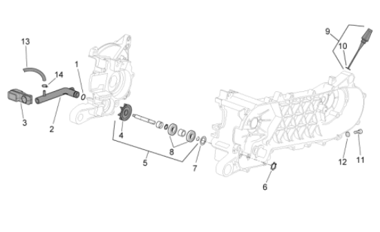 Εικόνα της ΡΟΥΛΕΜΑΝ ΤΡΟΜΠΑΣ ΝΕΡΟΥ SCOOTER 50 2T-487392