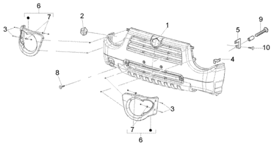 Εικόνα της ΣΗΜΑ Φ PORTER 16V-QUARGO ΜΕΤΩΠΗΣ-615101