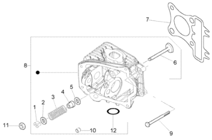 Εικόνα της ΒΑΛΒΙΔΑ ΕΞΑΓΩΓΗΣ SCOOTER 50 4T 2V 16,11-969239