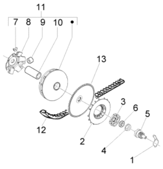 Εικόνα της ΠΛΑΚΑΚΙ ΑΣΦΑΛΕΙΑΣ SCOOTER 50 C13-C18-C19-8770756