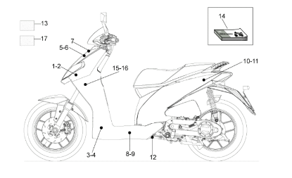 Εικόνα της ΑΥΤ/ΤΟ ΠΛΕΥΡΟΥ SR MOT 50-125 BLACK ΑΡΙΣΤ-677074