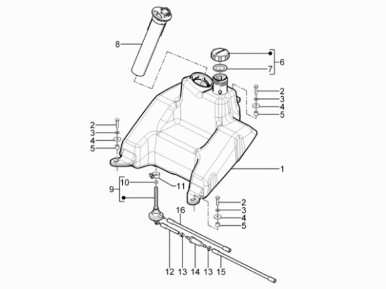 Εικόνα της ΦΙΛΤΡΟ ΒΕΝΖΙΝΗΣ SCOOTER 50<>150-624522