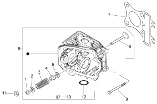 Εικόνα της ΒΑΛΒΙΔΑ ΕΞΑΓΩΓΗΣ SCOOTER 50 4T 2V 16,11-969239