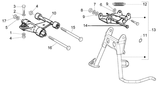 Εικόνα της ΣΤΑΝ ΚΕΝΤΡΙΚΟ VESPA S MY.07-ΕΤ2 ΚΟΜΠΛΕ-582155