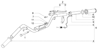 Εικόνα της ΝΤΙΖΑ ΓΚΑΖΙΟΥ VESPA LX 50 4T-601716