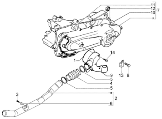 Εικόνα της ΚΑΠΑΚΙ ΚΙΝΗΤΗΡΑ ΖΙΡ 50 4Τ-VESPA 50 4T-969211