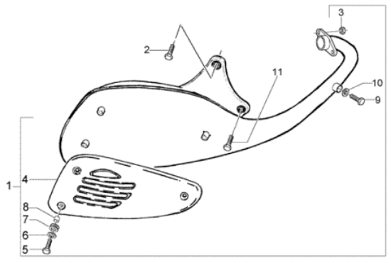 Εικόνα της ΕΞΑΤΜΙΣΗ VESPA LX 50 4T-LIBERTY 50 4TRST-1A0048945