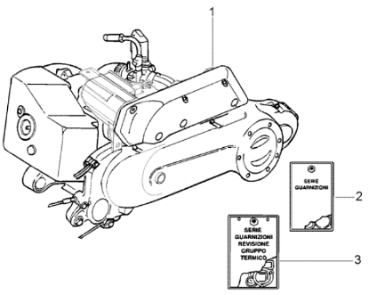 Εικόνα της ΚΙΝΗΤΗΡΑΣ VESPA LX 50 2T-ZIP CAT-CM1238035