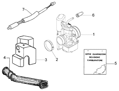 Εικόνα της ΚΑΡΜΠΙΡΑΤΕΡ VESPA LX 50 2T DELL 17,5 RD-875416