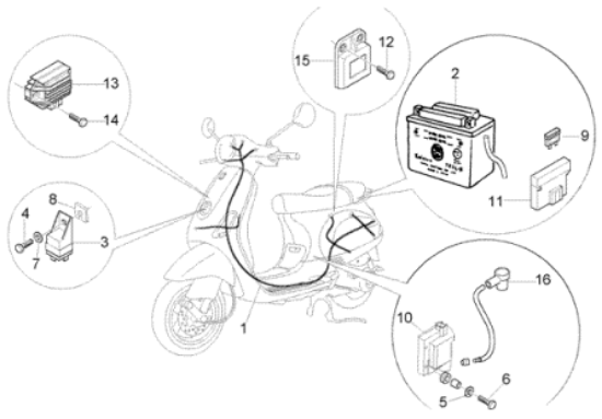 Εικόνα της ΗΛΕΚΤΡΟΝΙΚΗ VESPA ΕΤ4-LX-SKIP 150 4T IMM-584701