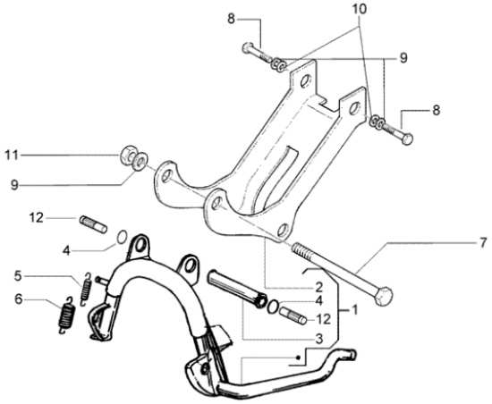 Εικόνα της ΕΛΑΤΗΡΙΟ ΣΤΑΝ VESPA ΕΤ4-560185