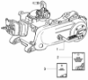 Εικόνα της ΣΕΤ ΤΣΙΜΟΥΧΕΣ SCOOTER 50 2T C01<>C25 Π.Μ-498337