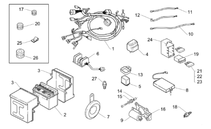 Εικόνα της ΑΠΟΣΤΑΤΗΣ SCARABEO 125-200-250-AP8121736