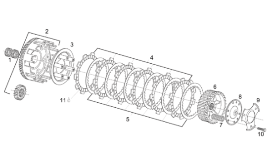 Εικόνα της ΔΙΣΚΑΚΙ ΚΑΜΠΑΝΑΣ ΕΞ RS/RX/MX 125-AP0259165