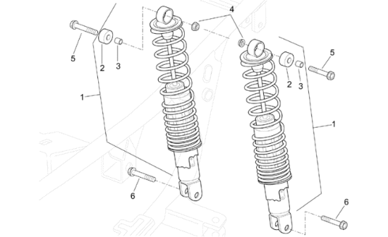 Εικόνα της ΒΙΔΑ ΠΑΝΩ ΠΙΣΩ ΑΜΟΡΤΙΣΕΡ LEO 250/300-AP8152290