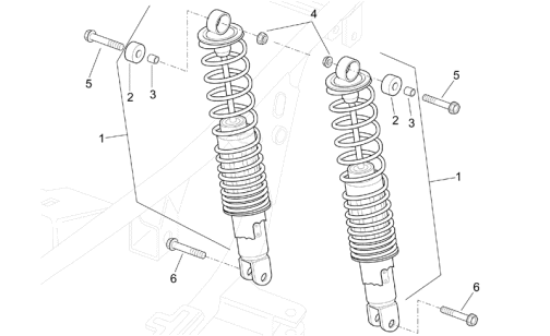 Εικόνα της ΒΙΔΑ ΚΑΤΩ ΠΙΣΩ ΑΜΟΡΤΙΣΕΡ LEO 250/300-AP8152289