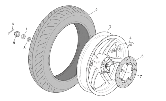 Εικόνα της ΔΙΣΚΟΦΡΕΝΟ ΠΙΣΩ SCAR 125/200-AP8133627