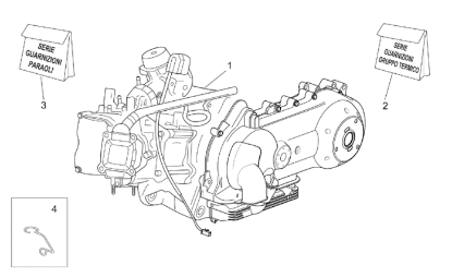 Εικόνα της ΣΕΤ ΦΛΑΝΤΖΕΣ SCOOTER 125-200 4T4V ΚΥΛ/ΚΕ-4975886