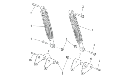 Εικόνα της ΒΑΣΗ ΠΙΣΩ ΑΜΟΡΤΙΣΕΡ SCAR LIGHT 125-200-JC62211X92000