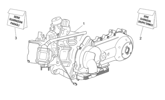 Εικόνα της ΣΕΤ ΦΛΑΝΤΖΕΣ SCOOTER 125-200 4T4V ΚΥΛ/ΚΕ-4975886