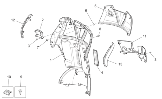 Εικόνα της ΚΛΙΠΣ SR50/SPORT CITY 125-200-250-AP8202449