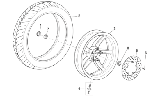 Εικόνα της ΔΙΣΚΟΦΡΕΝΟ ΠΙΣΩ SCAR LIGHT 125-200 07-10-JC69211X92000