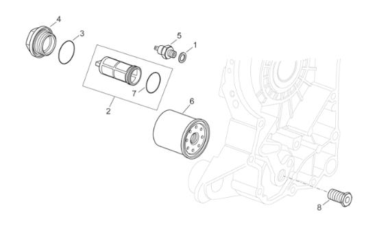 Εικόνα της ΦΙΛΤΡΟ ΛΑΔΙΟΥ SCOOTER 4T 125<>300 CC-1A022356