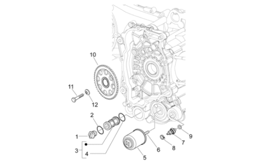 Εικόνα της ΦΙΛΤΡΟ ΛΑΔΙΟΥ SCOOTER 4T 125<>300 CC-1A022356