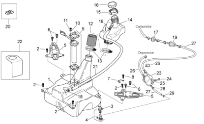 Εικόνα της ΒΑΛΒΙΔΑ ΑΝΕΠΙΣΤΡΟΦΗ BEV-VESPA GT-X8-TYP-AP8104594