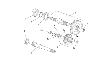 Εικόνα της ΑΞΟΝΑΣ ΔΙΑΦΟΡΙΚΟΥ HEXAGON LX-SKIP 150 2T-4799665