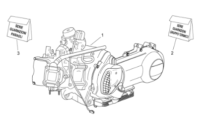 Εικόνα της ΣΕΤ ΦΛΑΝΤΖΕΣ SCOOTER 125-200 4T4V ΚΥΛ/ΚΕ-4975886